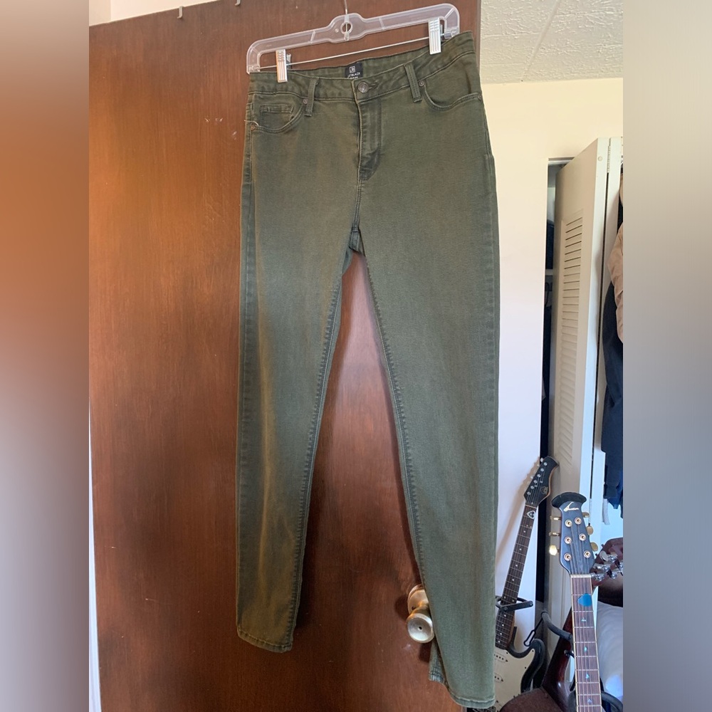 Olive Green Skinny Jeans